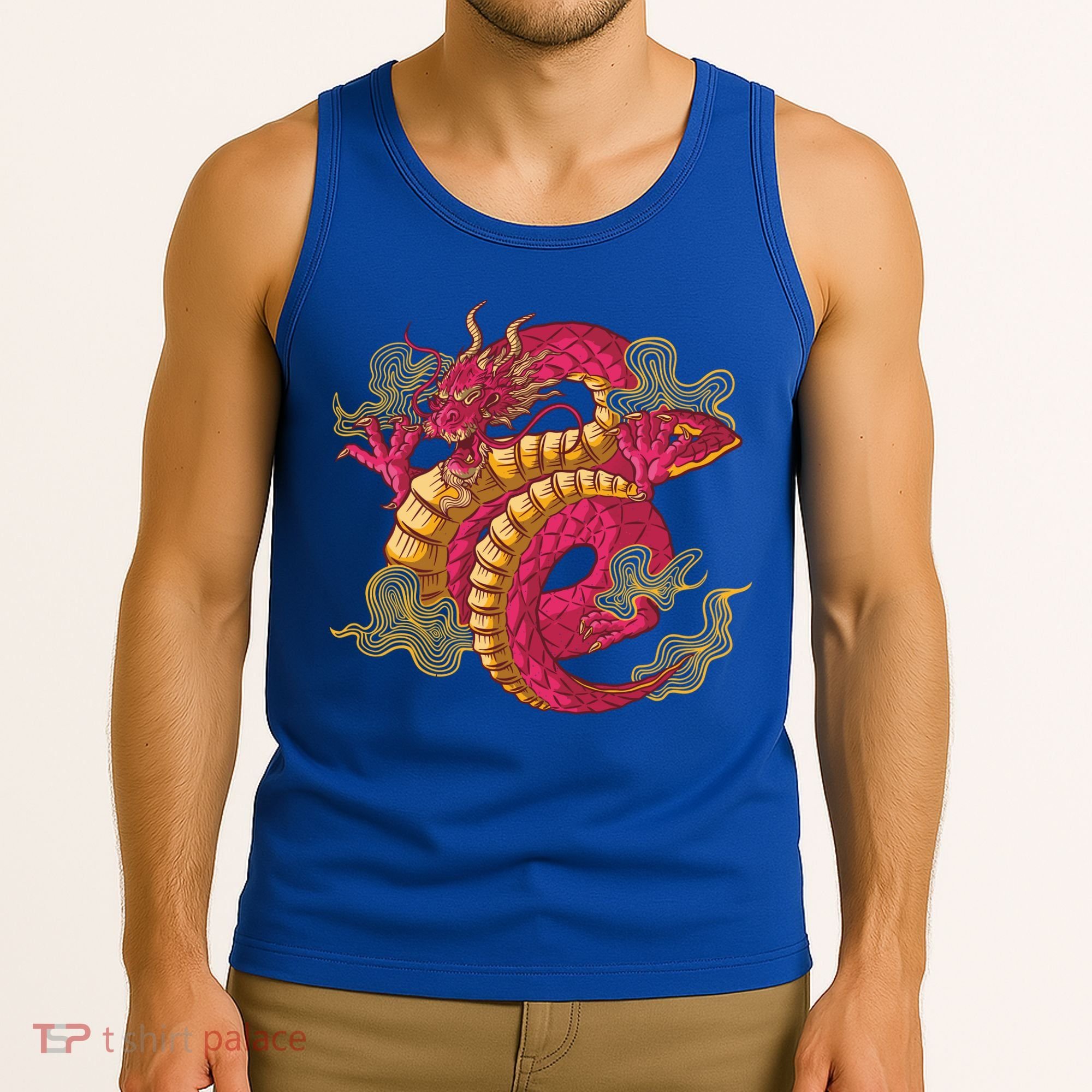 Chinese Dragon Creature Tank Top