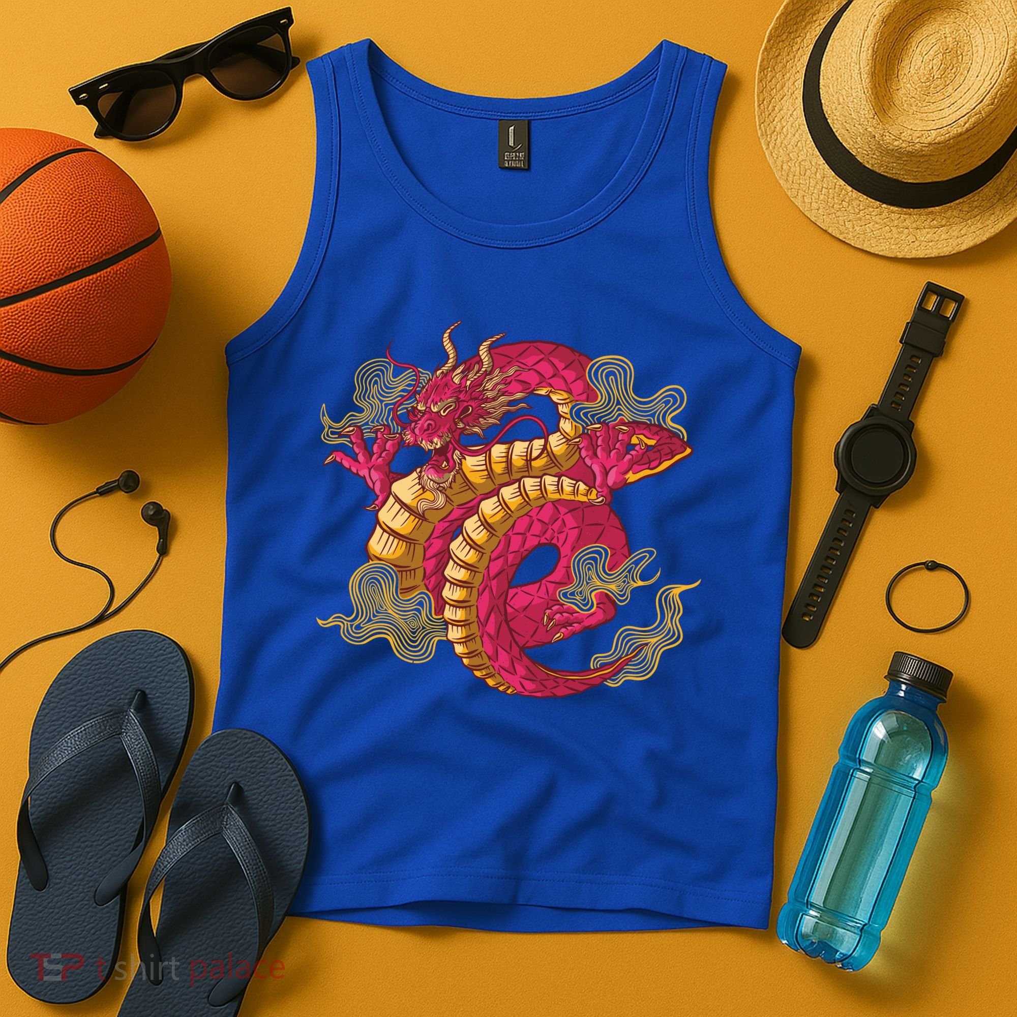 Chinese Dragon Creature Tank Top