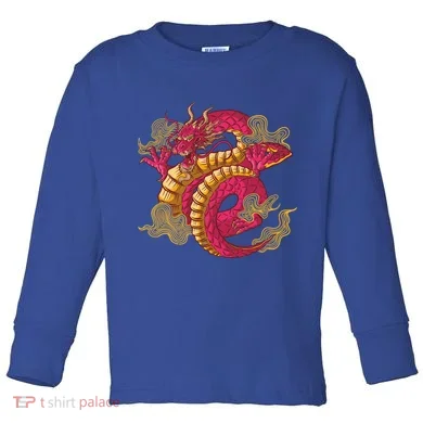 Chinese Dragon Creature Toddler Long Sleeve