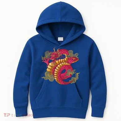 Chinese Dragon Creature Kids Hoodie