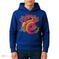 Chinese Dragon Creature Kids Hoodie thumb 4