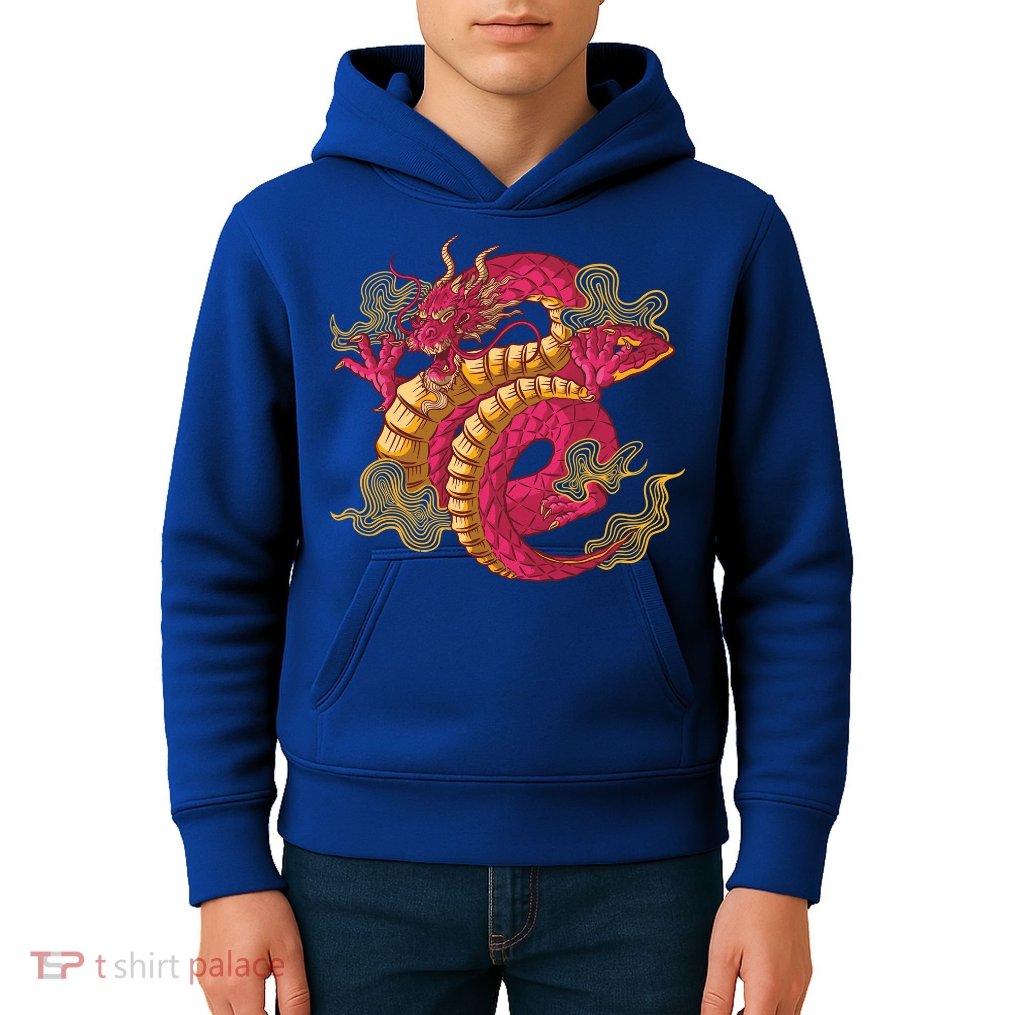 Chinese Dragon Creature Kids Hoodie