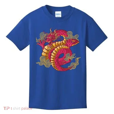 Chinese Dragon Creature Kids T-Shirt