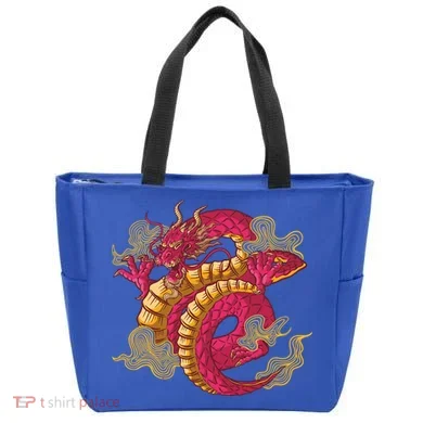 Chinese Dragon Creature Tote Bag