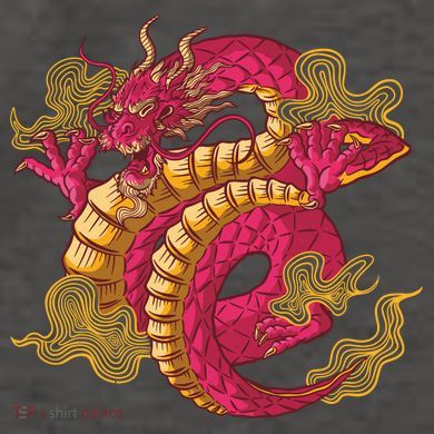 Chinese Dragon Creature Vector Backpack