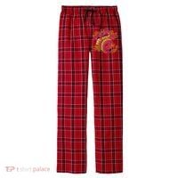 Chinese Dragon Creature Men's Flannel Plaid Pajama Pants thumb 0