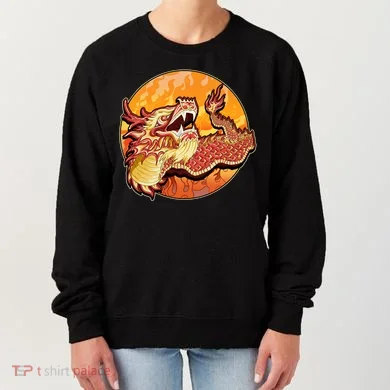 Chinese Dragon Fire Dance Women's Sweatshirt
