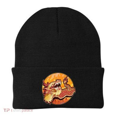 Chinese Dragon Fire Dance Beanie