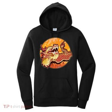 Chinese Dragon Fire Dance Women's Hoodie