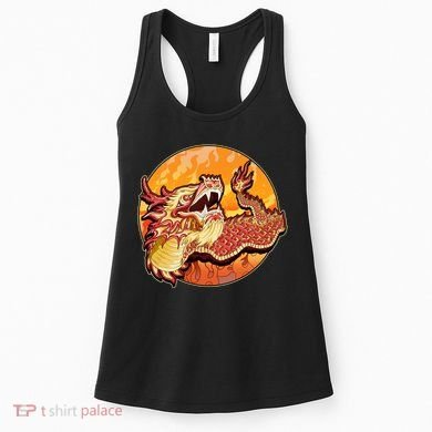 Chinese Dragon Fire Dance Women's Tank Top