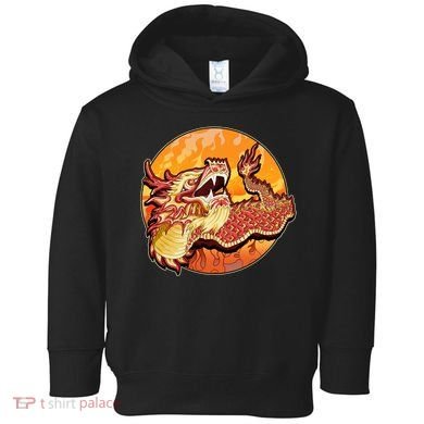 Chinese Dragon Fire Dance Toddler Hoodie