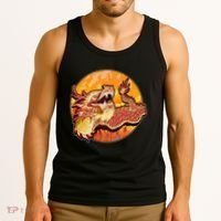 Chinese Dragon Fire Dance Tank Top thumb 3