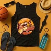 Chinese Dragon Fire Dance Tank Top thumb 4