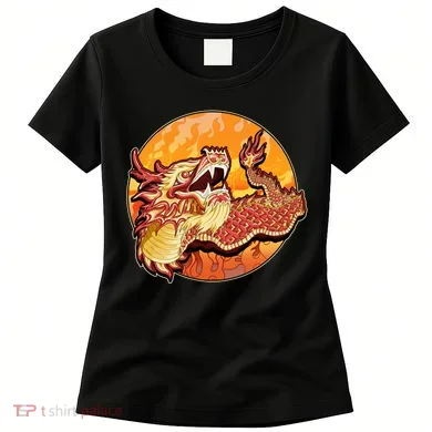 Chinese Dragon Fire Dance Women's T-Shirt