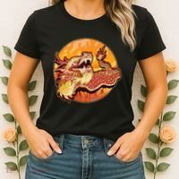 Chinese Dragon Fire Dance Women's T-Shirt thumb 2