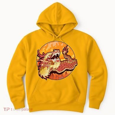 Chinese Dragon Fire Dance Hoodie