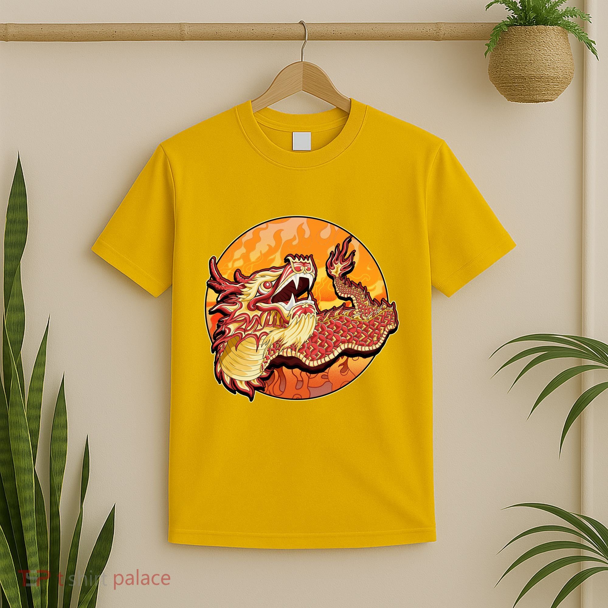 Chinese Dragon Fire Dance T-Shirt