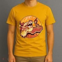 Chinese Dragon Fire Dance T-Shirt thumb 3