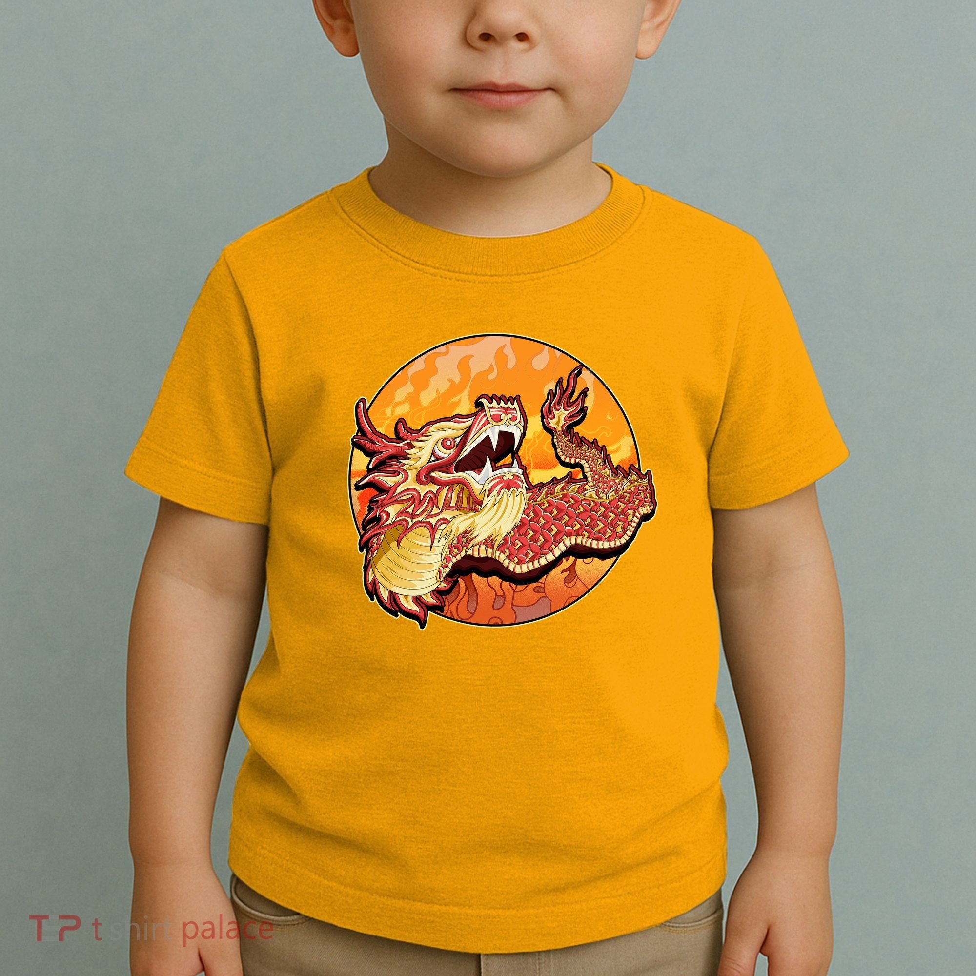 Chinese Dragon Fire Dance Toddler T-Shirt