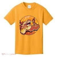 Chinese Dragon Fire Dance Kids T-Shirt thumb 0