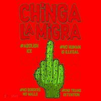 Chinga La Migra  Santa Hat thumb 1
