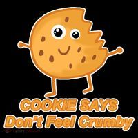 Chip The Cookie Says Don't Feel Crumby Women's Hoodie thumb 2