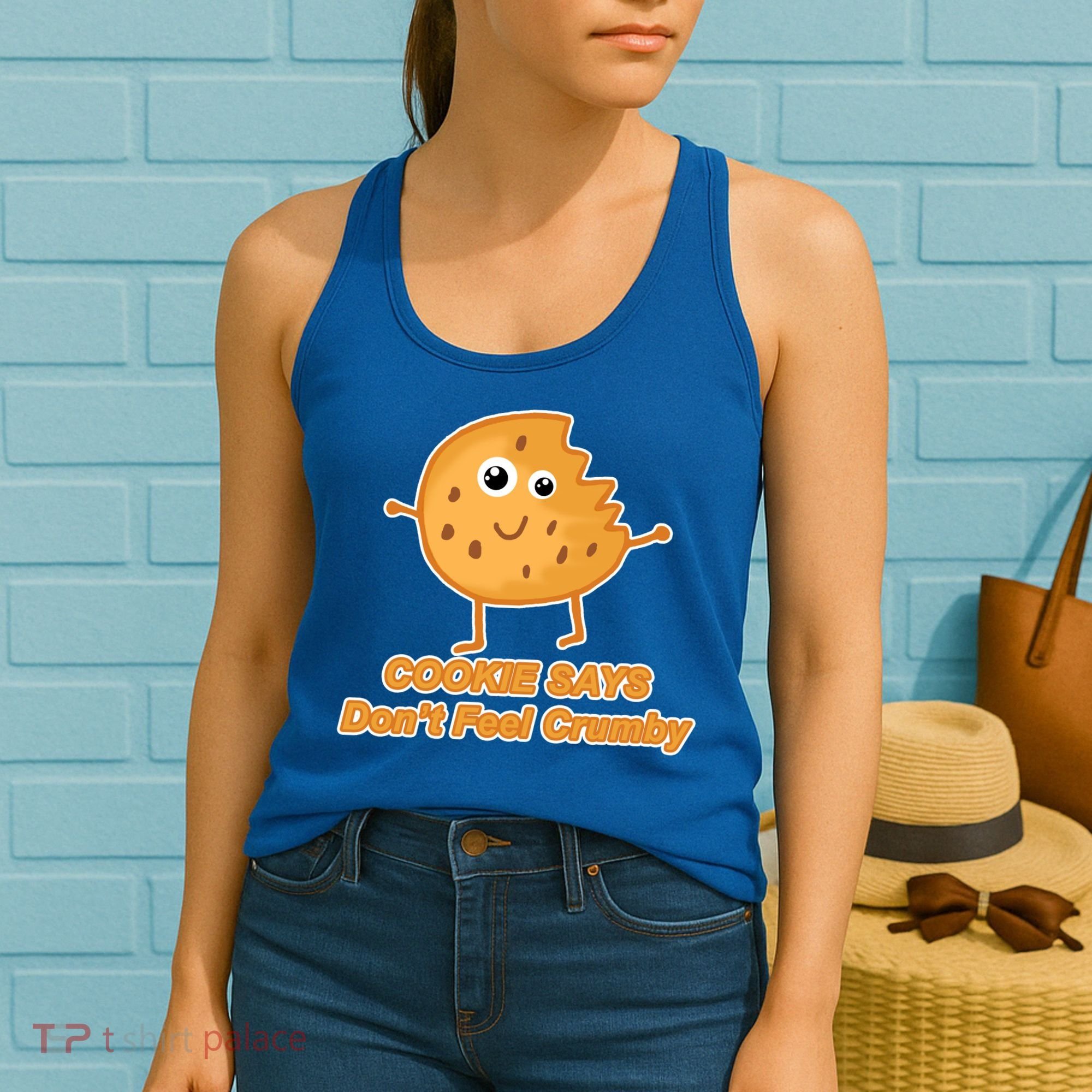 Chip The Cookie Says Don't Feel Crumby Women's Tank Top