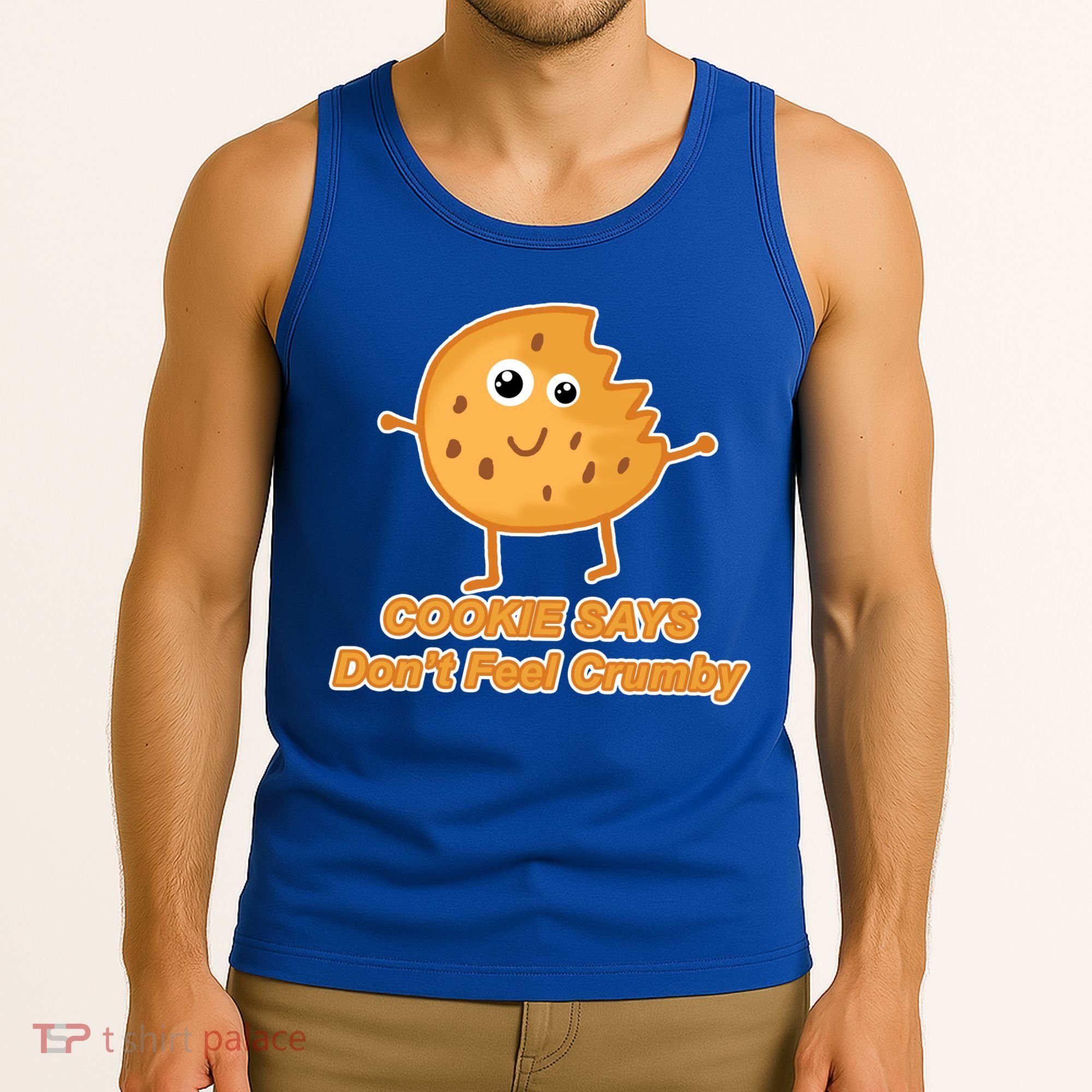 Chip The Cookie Says Don't Feel Crumby Tank Top
