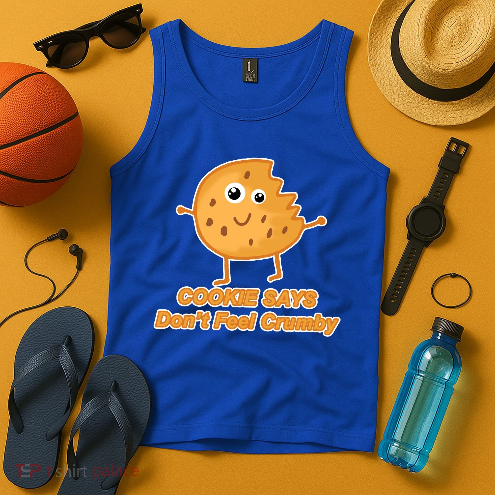 Chip The Cookie Says Don't Feel Crumby Tank Top