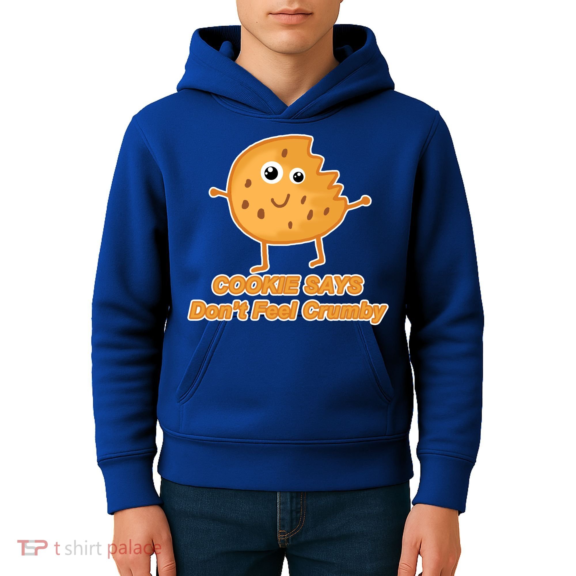 Chip The Cookie Says Don't Feel Crumby Kids Hoodie