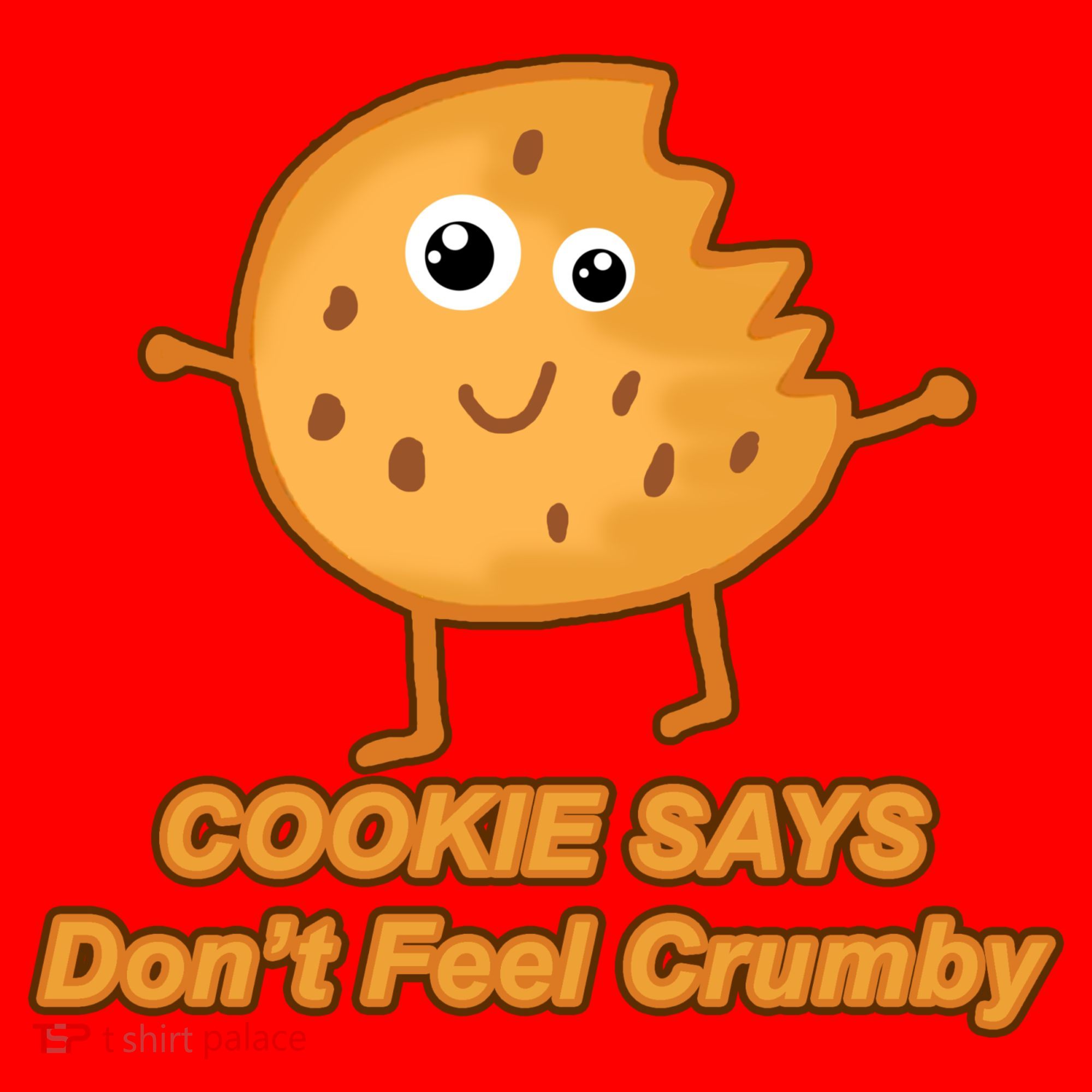 Chip The Cookie Says Don't Feel Crumby Santa Hat
