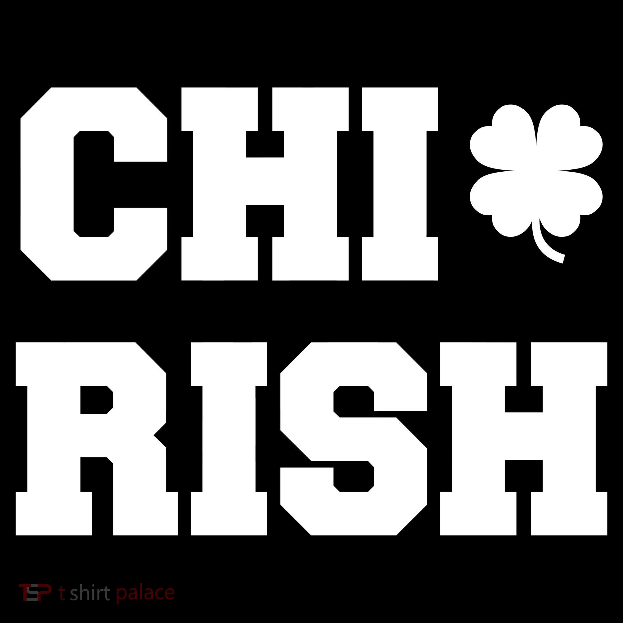 Chirish St Patrick's Day CHI-Irish Chicago Funny Clover Bucket Hat