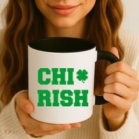Chirish St Patrick's Day CHI-Irish Chicago Funny Clover Coffee Mug thumb 3