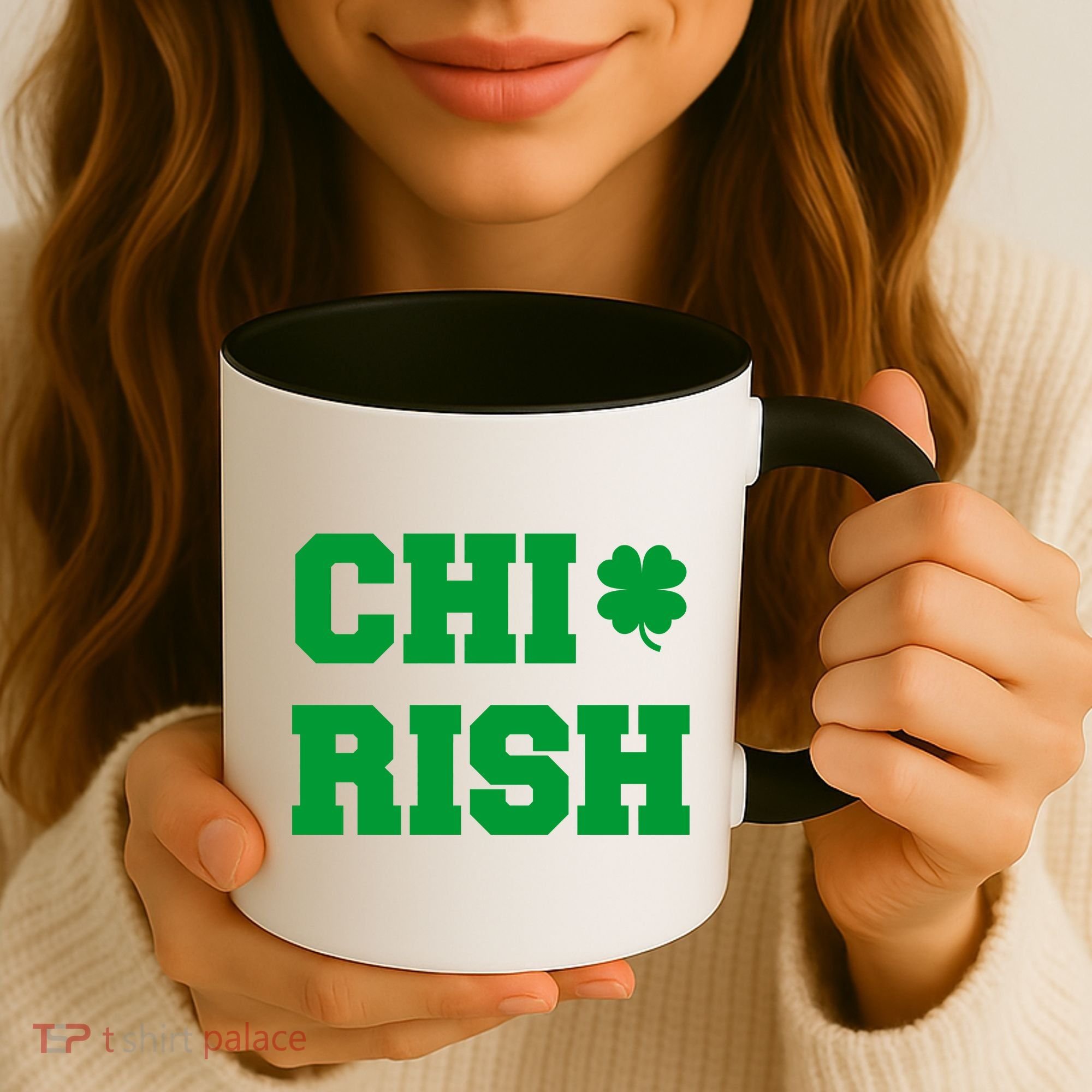 Chirish St Patrick's Day CHI-Irish Chicago Funny Clover Coffee Mug