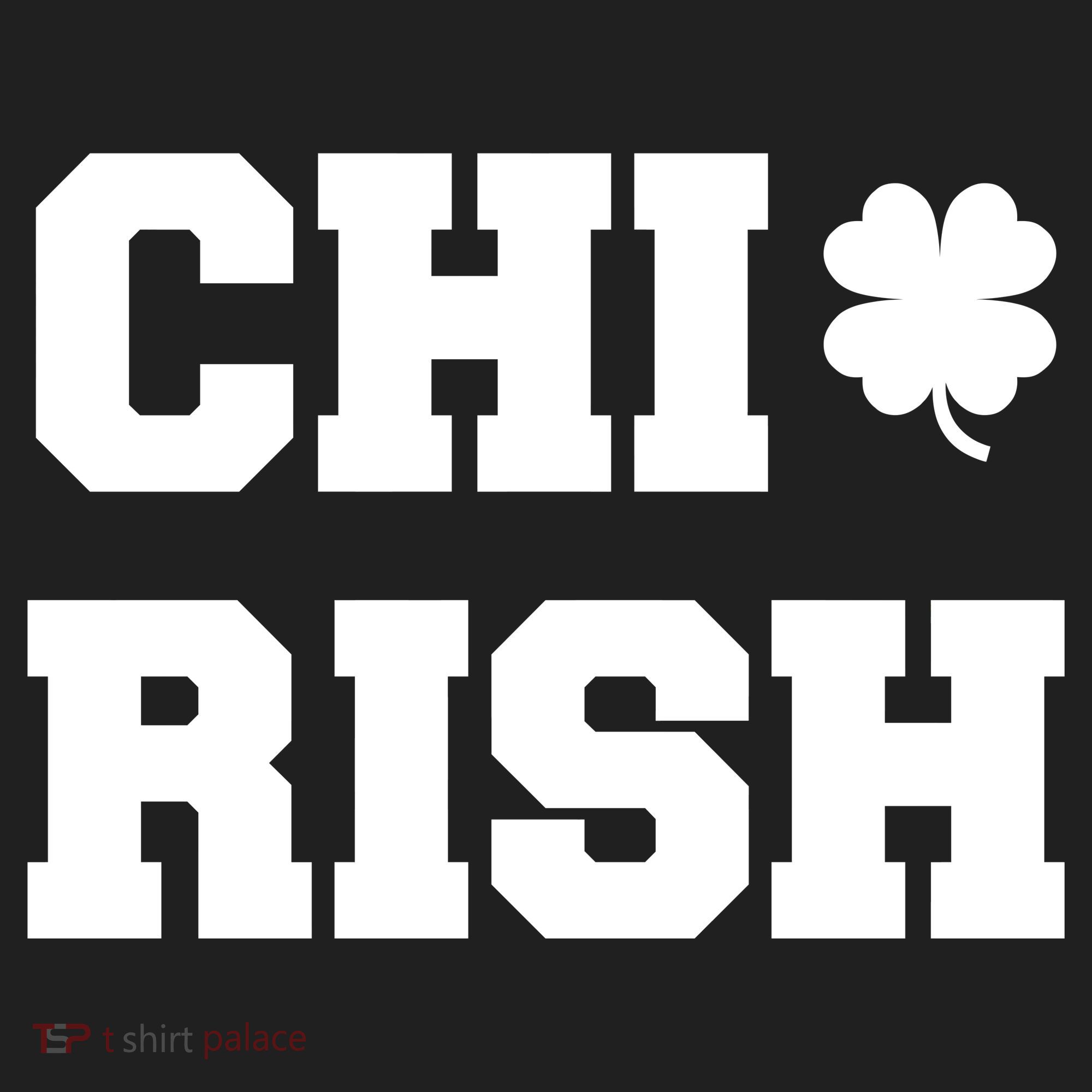 Chirish St Patrick's Day CHI-Irish Chicago Funny Clover Beanie