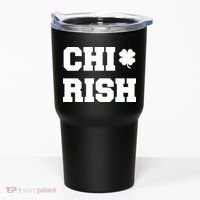 Chirish St Patrick's Day CHI-Irish Chicago Funny Clover Tumbler thumb 0