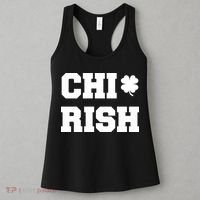 Chirish St Patrick's Day CHI-Irish Chicago Funny Clover Women's Tank Top thumb 3