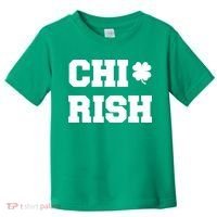 Chirish St Patrick's Day CHI-Irish Chicago Funny Clover Toddler T-Shirt thumb 0
