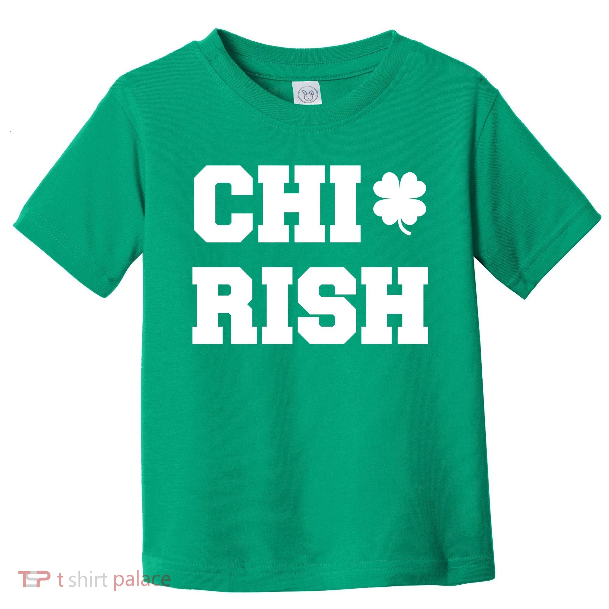 Chirish St Patrick's Day CHI-Irish Chicago Funny Clover Toddler T-Shirt