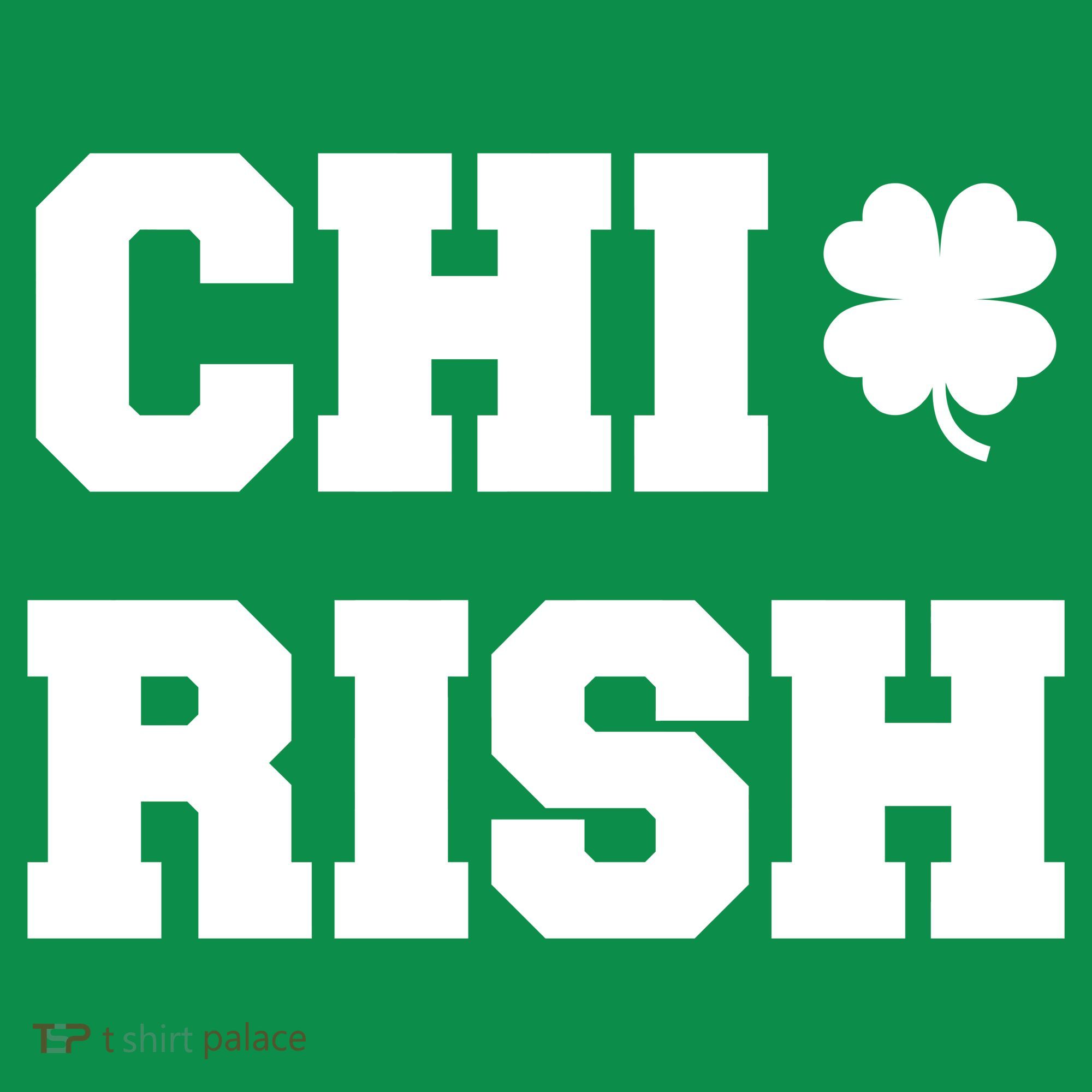 Chirish St Patrick's Day CHI-Irish Chicago Funny Clover Women's T-Shirt
