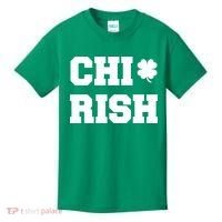 Chirish St Patrick's Day CHI-Irish Chicago Funny Clover Kids T-Shirt thumb 0