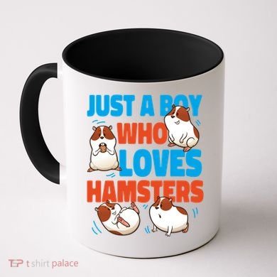 Cute Hamster Just A Boy Who Loves Hamsters Gift Coffee Mug
