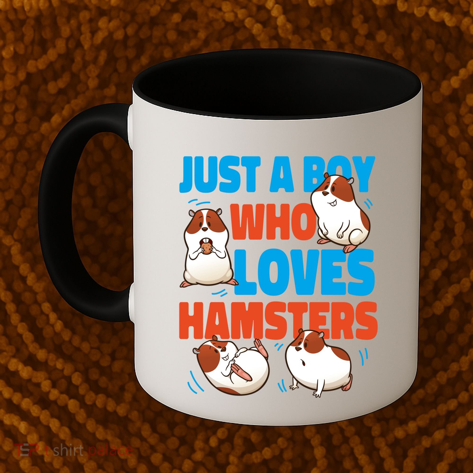 Cute Hamster Just A Boy Who Loves Hamsters Gift Coffee Mug