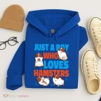 Cute Hamster Just A Boy Who Loves Hamsters Gift Hoodie thumb 4