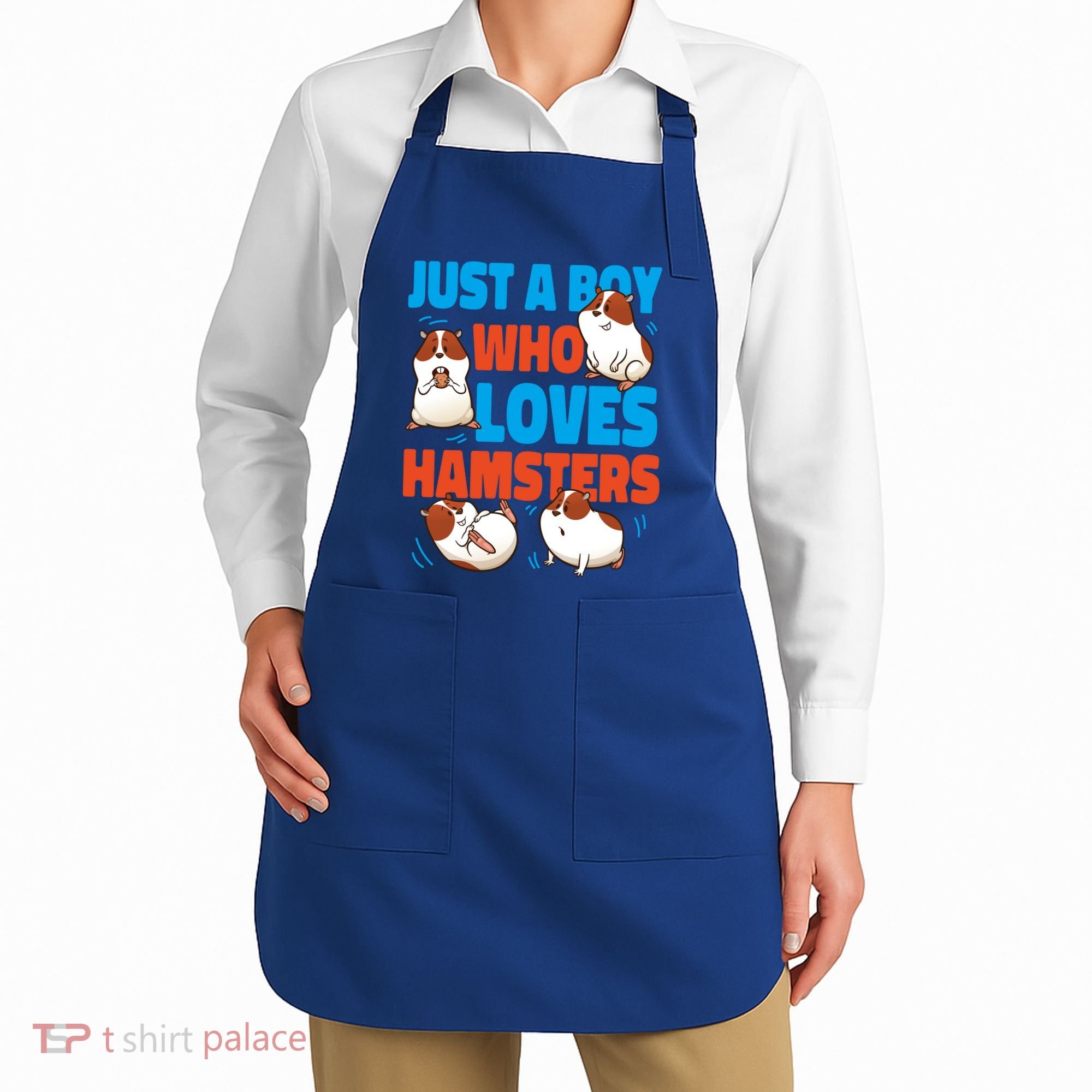 Cute Hamster Just A Boy Who Loves Hamsters Gift Apron