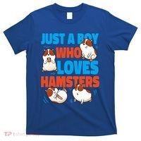 Cute Hamster Just A Boy Who Loves Hamsters Gift T-Shirt thumb 0