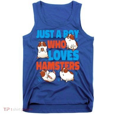 Cute Hamster Just A Boy Who Loves Hamsters Gift Tank Top