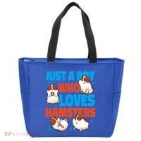 Cute Hamster Just A Boy Who Loves Hamsters Gift Tote Bag thumb 0