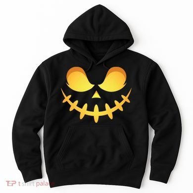 Creepy Halloween Jack O Lantern Jackolantern Pumpkin Face Costume Hoodie