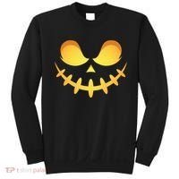 Creepy Halloween Jack O Lantern Jackolantern Pumpkin Face Costume Sweatshirt thumb 0